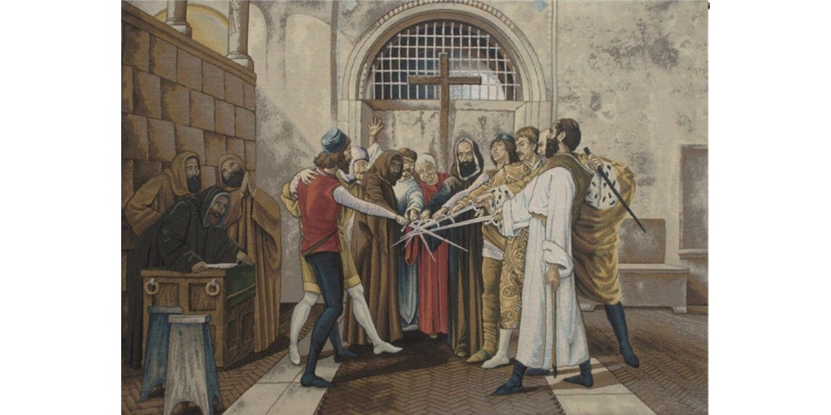 Gobelín tapiserie The Oath